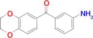 (3-aminophenyl)(2,3-dihydro-1,4-benzodioxin-6-yl)methanone