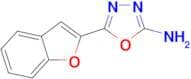 5-(1-benzofuran-2-yl)-1,3,4-oxadiazol-2-amine