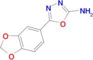5-(1,3-benzodioxol-5-yl)-1,3,4-oxadiazol-2-amine