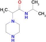 N-isopropyl-2-(piperazin-1-yl)propanamide