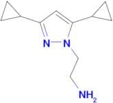 2-(3,5-dicyclopropyl-1H-pyrazol-1-yl)ethan-1-amine