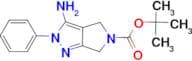 Tert-butyl 3-amino-2-phenyl-2,6-dihydropyrrolo[3,4-c]pyrazole-5(4H)-carboxylate