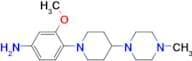 3-Methoxy-4-(4-(4-methylpiperazin-1-yl)piperidin-1-yl)aniline