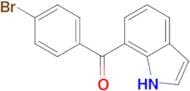 (4-Bromophenyl)(1H-indol-7-yl)methanone