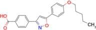 4-(5-(4-(Pentyloxy)phenyl)isoxazol-3-yl)benzoic acid