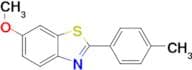 6-Methoxy-2-(p-tolyl)benzo[d]thiazole