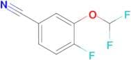 3-(DIFLUOROMETHOXY)-4-FLUOROBENZONITRILE