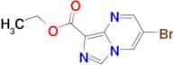 3-BROMO-IMIDAZO[1,5-A]PYRIMIDINE-8-CARBOXYLIC ACID ETHYL ESTER