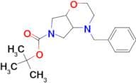 PYRROLO[3,4-B]-1,4-OXAZINE-6(2H)-CARBOXYLIC ACID, HEXAHYDRO-4-(PHENYLMETHYL)-, 1,1-DIMETHYLETHYL E…