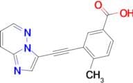 3-(2-(IMIDAZO[1,2-B]PYRIDAZIN-3-YL)ETHYNYL)-4-METHYLBENZOIC ACID