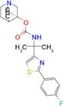 (S)-QUINUCLIDIN-3-YL (2-(2-(4-FLUOROPHENYL)THIAZOL-4-YL)PROPAN-2-YL)CARBAMATE