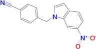 4-((6-NITRO-1H-INDOL-1-YL)METHYL)BENZONITRILE