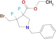 ETHYL 1-BENZYL-4-(BROMOMETHYL)-3,4-DIFLUOROPYRROLIDINE-3-CARBOXYLATE
