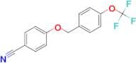 4-((4-(TRIFLUOROMETHOXY)BENZYL)OXY)BENZONITRILE