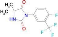 3-(4-FLUORO-3-(TRIFLUOROMETHYL)PHENYL)-5,5-DIMETHYLIMIDAZOLIDINE-2,4-DIONE