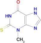2-Mercapto-3-methyl-3H-purin-6(9H)-one
