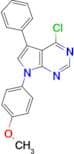 4-Chloro-7-(4-methoxy-phenyl)-5-phenyl-7H-pyrrolo[2,3-d]pyrimidine