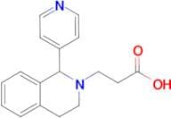 3-(1-Pyridin-4-yl-3,4-dihydroisoquinolin-2(1H)-yl)propanoic acid