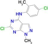 6-Chloro-N-(4-chloro-2-methylphenyl)-1-methyl-1H-pyrazolo[3,4-d]pyrimidin-4-amine