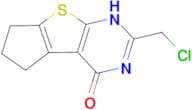 2-Chloromethyl-3,5,6,7-tetrahydro-cyclopenta[4,5]thieno[2,3-d]pyrimidin-4-one