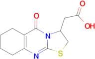 (5-Oxo-2,3,6,7,8,9-hexahydro-5H-[1,3]thiazolo[2,3-b]quinazolin-3-yl)acetic acid