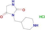 3-(piperidin-4-ylmethyl)imidazolidine-2,4-dione hydrochloride