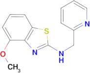4-methoxy-N-(pyridin-2-ylmethyl)-1,3-benzothiazol-2-amine