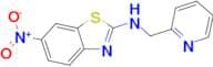 6-nitro-N-(pyridin-2-ylmethyl)-1,3-benzothiazol-2-amine