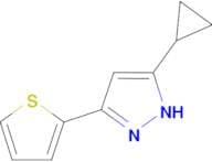 5-cyclopropyl-3-(thiophen-2-yl)-1H-pyrazole