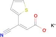 Potassium (Z)-3-cyano-3-(thiophen-2-yl)acrylate
