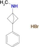 {N}-methyl-1-phenyl-bicyclo[1.1.1]pentan-3-amine hydrobromide