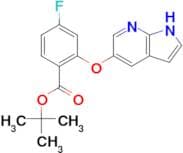 Tert-butyl 4-fluoro-2-{1H-pyrrolo[2,3-b]pyridin-5-yloxy}benzoate