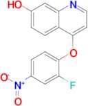 4-(2-Fluoro-4-nitrophenoxy)quinolin-7-ol