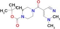 tert-butyl 4-[2-cyano-3-(dimethylamino)prop-2-enoyl]piperazine-1-carboxylate