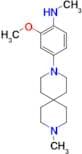 2-methoxy-N-methyl-4-{9-methyl-3,9-diazaspiro[5.5]undecan-3-yl}aniline