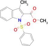 Methyl 1-(benzenesulfonyl)-3-methyl-1H-indole-2-carboxylate
