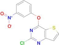 2-chloro-4-(3-nitrophenoxy)thieno[3,2-d]pyrimidine