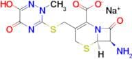 Sodium (6R,7R)-7-amino-3-(((6-hydroxy-2-methyl-5-oxo-2,5-dihydro-1,2,4-triazin-3-yl)thio)methyl)-8…