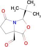 (3R,7aR)-3-(tert-Butyl)-1,5-dioxohexahydropyrrolo[1,2-c]oxazole-7a-carbaldehyde