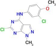 6-Chloro-N-(3-chloro-4-methoxyphenyl)-1-methyl-1H-pyrazolo[3,4-d]pyrimidin-4-amine