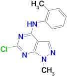 6-Chloro-1-methyl-N-(2-methylphenyl)-1H-pyrazolo[3,4-d]pyrimidin-4-amine