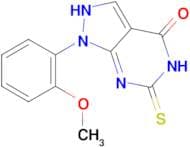6-mercapto-1-(2-methoxyphenyl)-1,5-dihydro-4H-pyrazolo[3,4-d]pyrimidin-4-one