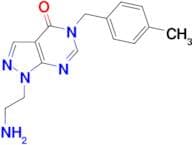 1-(2-aminoethyl)-5-(4-methylbenzyl)-1,5-dihydro-4H-pyrazolo[3,4-d]pyrimidin-4-one