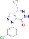 1-(3-chlorophenyl)-4-cyclopropyl-1,6-dihydro-7H-pyrazolo[3,4-d]pyridazin-7-one