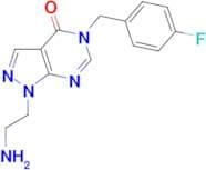 1-(2-aminoethyl)-5-(4-fluorobenzyl)-1,5-dihydro-4H-pyrazolo[3,4-d]pyrimidin-4-one