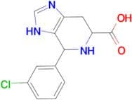 4-(3-chlorophenyl)-3H,4H,5H,6H,7H-imidazo[4,5-c]pyridine-6-carboxylic acid