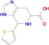 4-(thiophen-2-yl)-3H,4H,5H,6H,7H-imidazo[4,5-c]pyridine-6-carboxylic acid