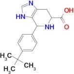 4-(4-tert-butylphenyl)-3H,4H,5H,6H,7H-imidazo[4,5-c]pyridine-6-carboxylic acid