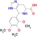 4-(2,3,4-trimethoxyphenyl)-3H,4H,5H,6H,7H-imidazo[4,5-c]pyridine-6-carboxylic acid