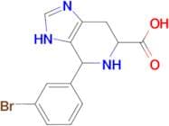 4-(3-bromophenyl)-3H,4H,5H,6H,7H-imidazo[4,5-c]pyridine-6-carboxylic acid
